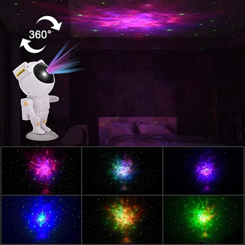 Astronaut Galaxy Projector for Bedroom or Living Room with Remote Control